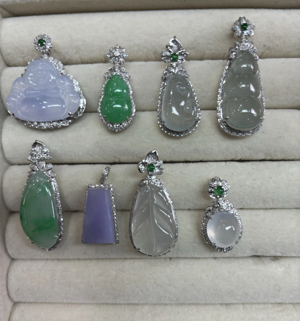 【彩虹盘】翡翠-18K金-多样性发一件-LM005|CXQ21