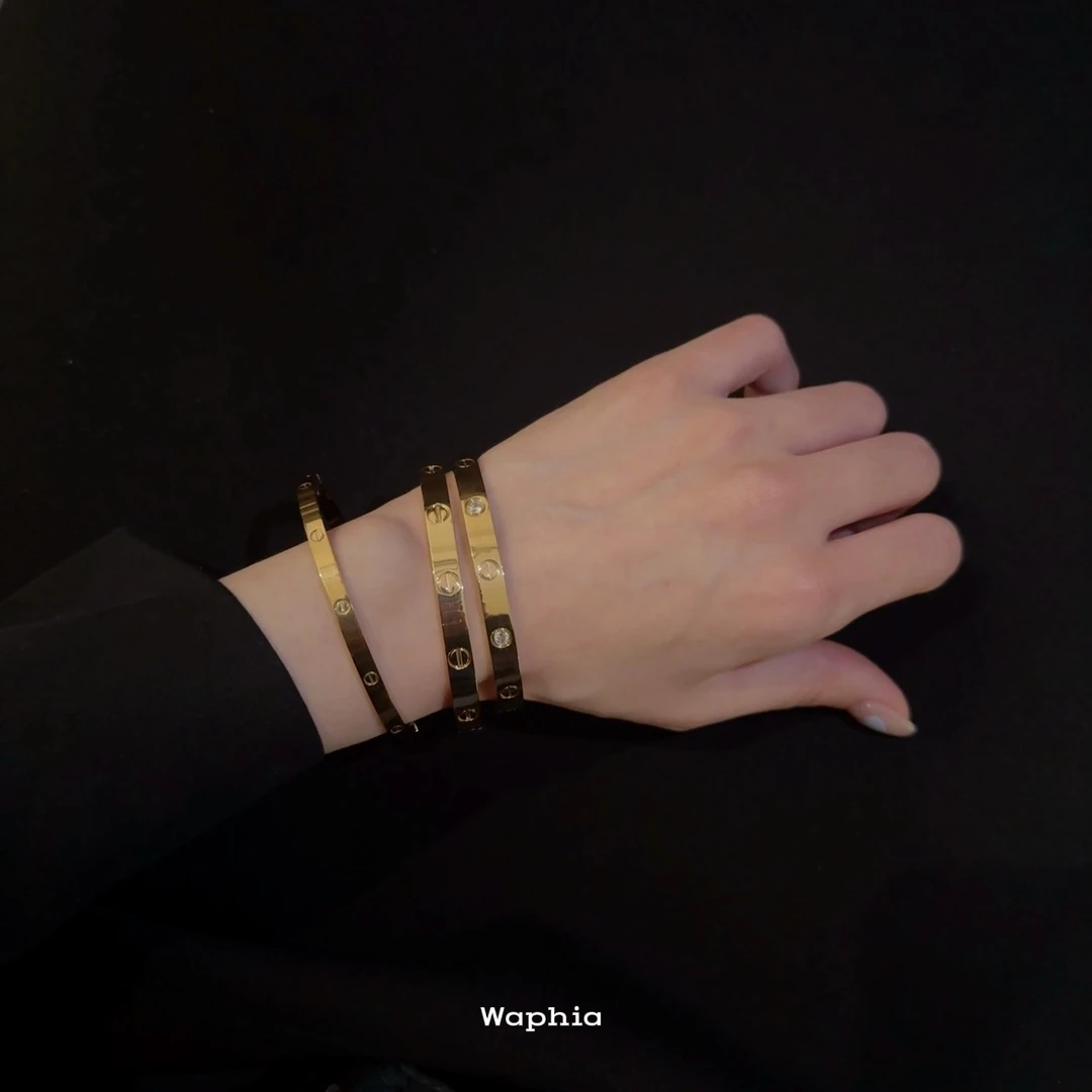 合金手镯 Waphia设计师款经典百搭轻奢【LOVE手镯】CA001