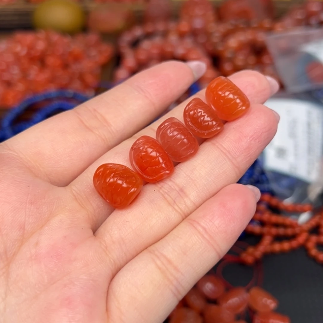 南红玛瑙未镶嵌吊坠(不含链)