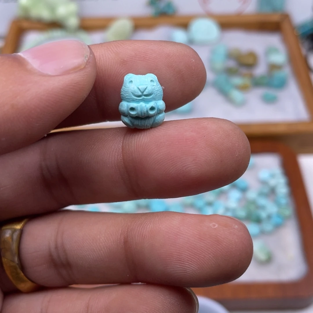 未镶嵌绿松石颈饰136