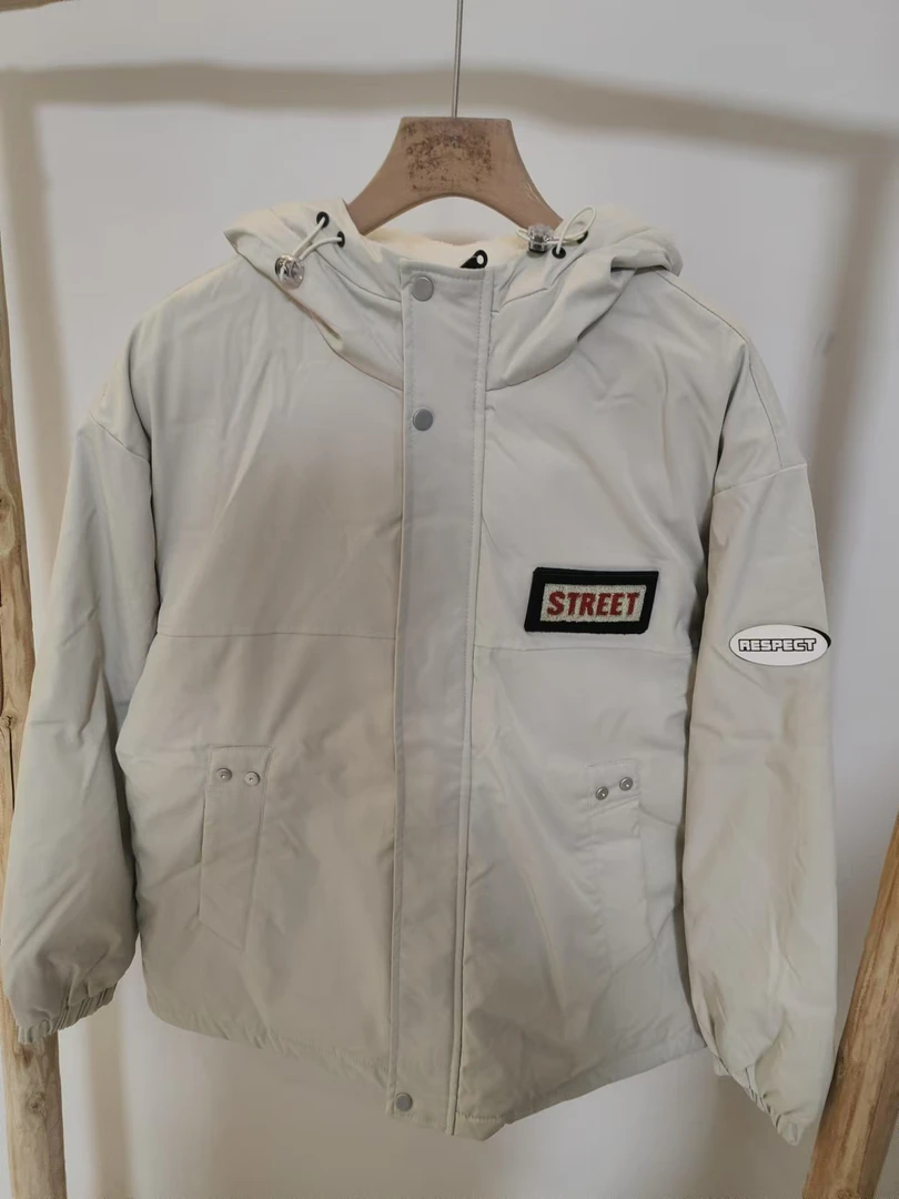 【冯漂亮甄选】B117时尚潮流休闲百搭男士个性棉衣