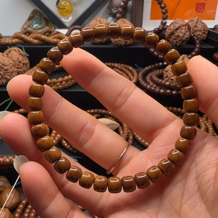 手串紫金鼠6.6*5.5纯肉老型手串