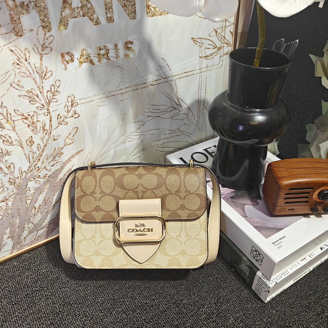 95新 COACH/蔻驰 蔻驰老花单肩包G25101203尺寸18.5*13