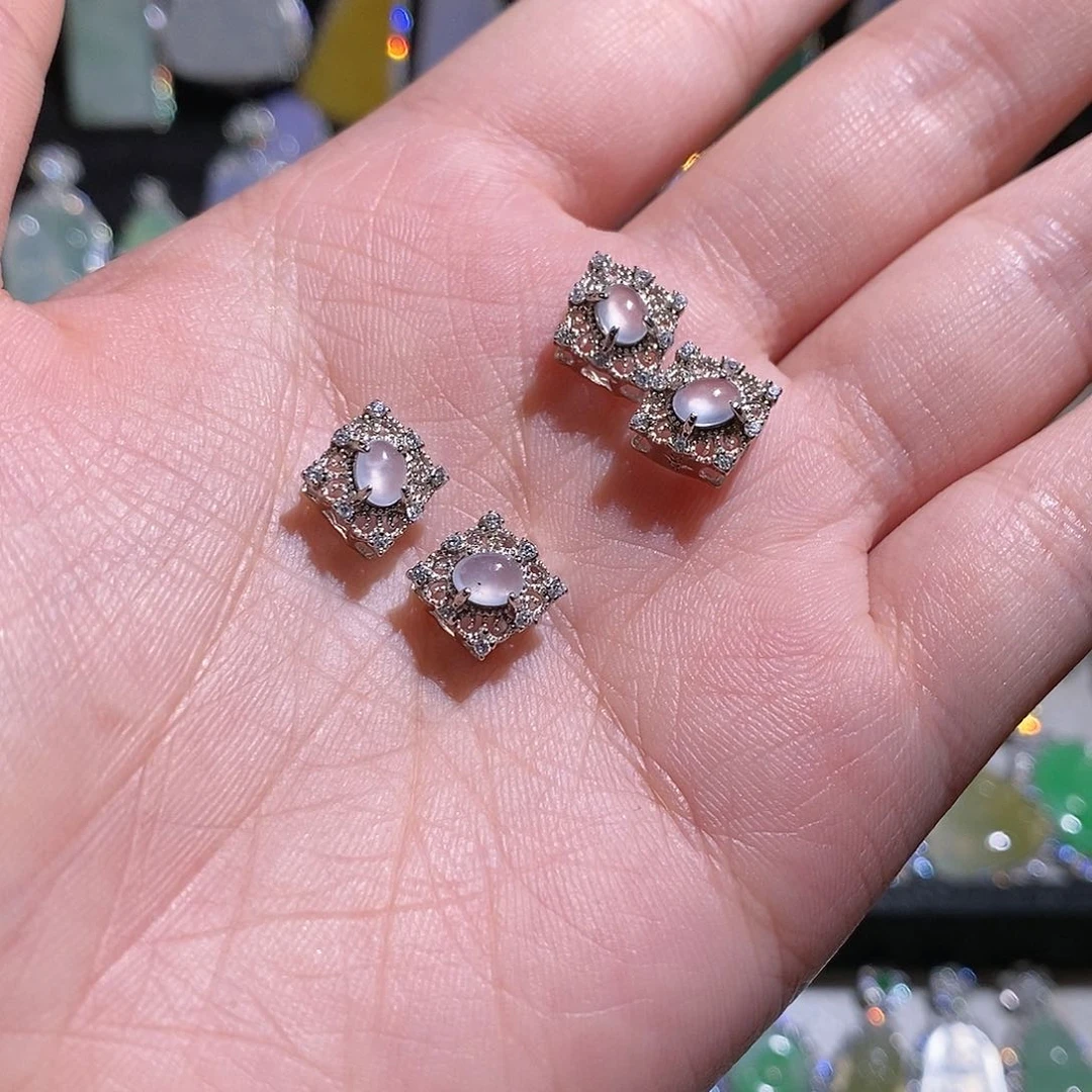 翡翠银S925镶嵌颈饰天然翡翠