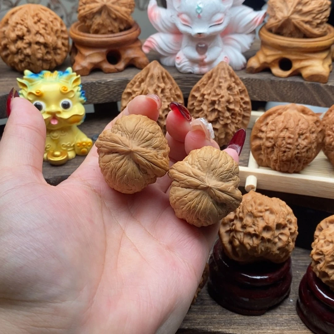 吊坠文玩核桃35全品乾坤元宝