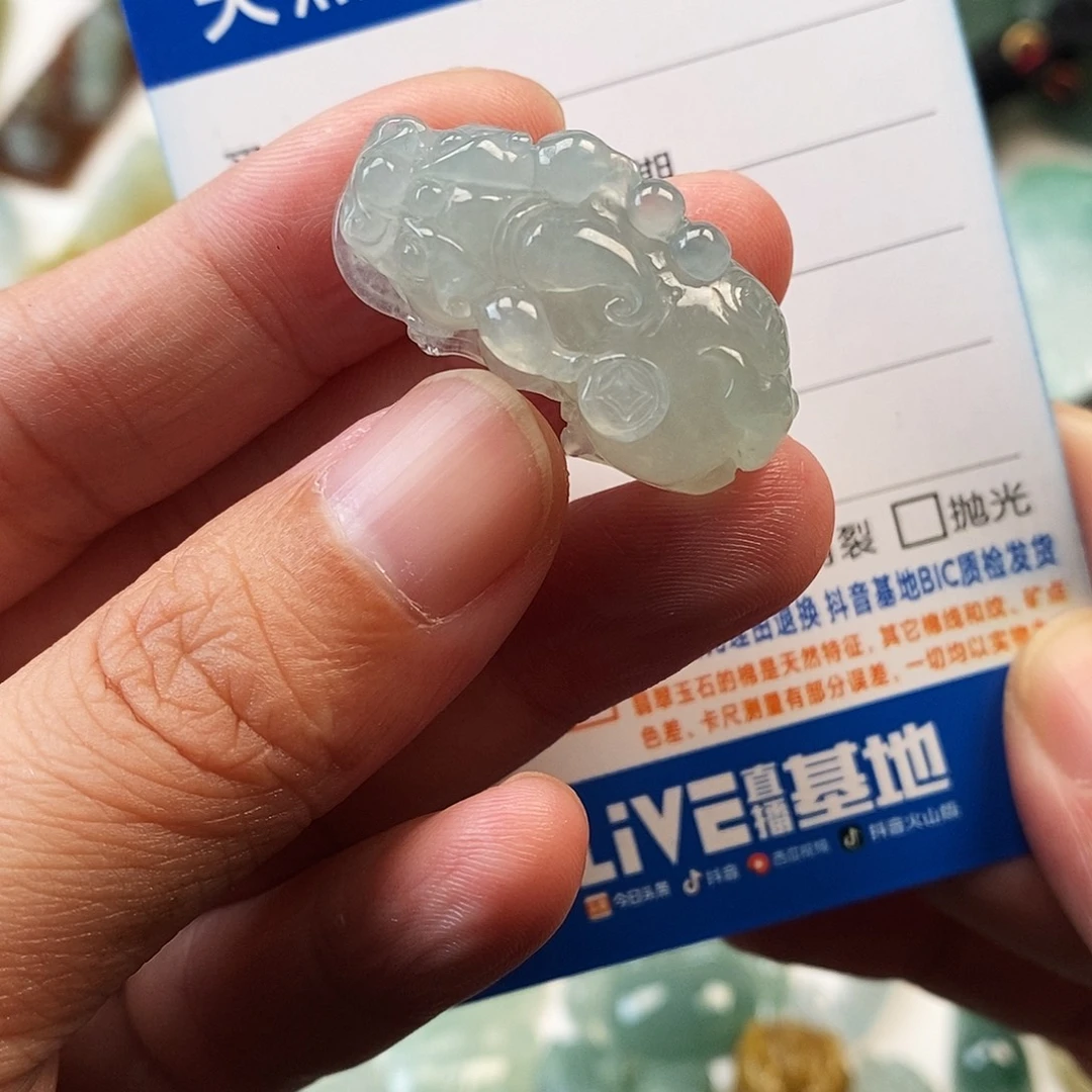 翡翠未镶嵌颈饰貔貅