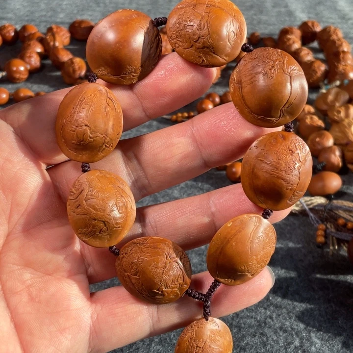 乐***墩手串/手链橄榄核手工制作工艺精湛