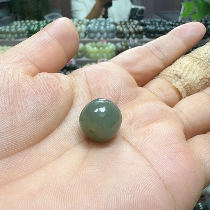 未镶嵌手链和田玉新疆且末蓝老型单颗卡14