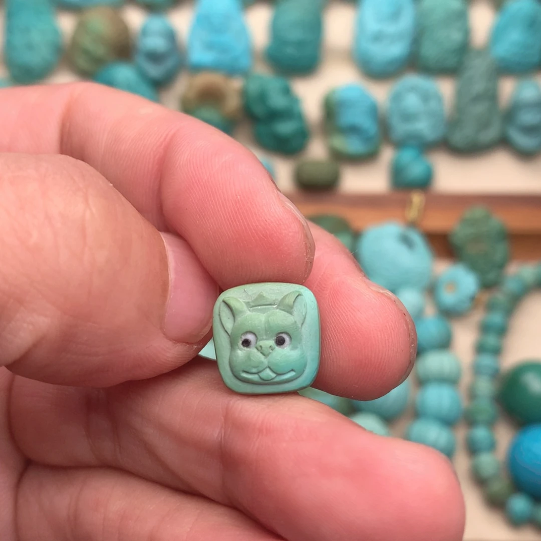 绿松石未镶嵌吊坠(不含链)