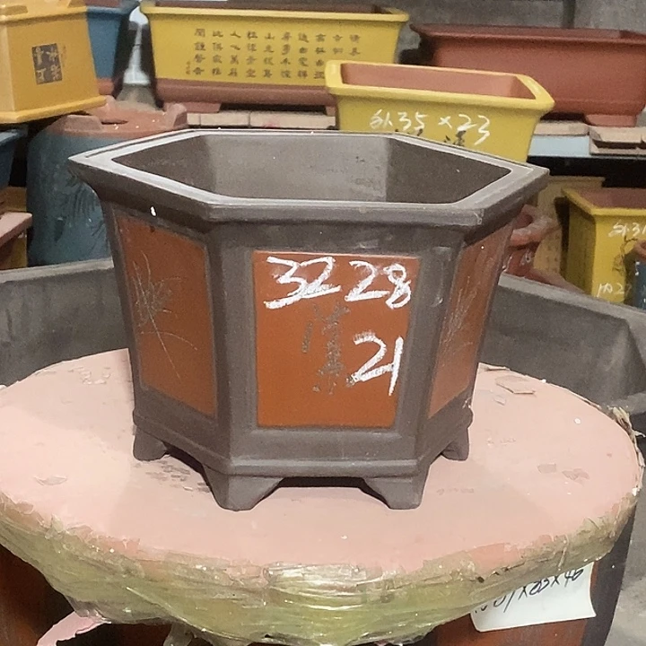 紫砂花盆花盆包邮