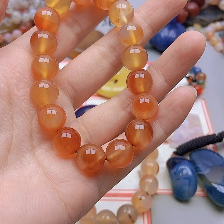 【闪购商品】未镶嵌玛瑙/玉髓珠宝半成品延****啡