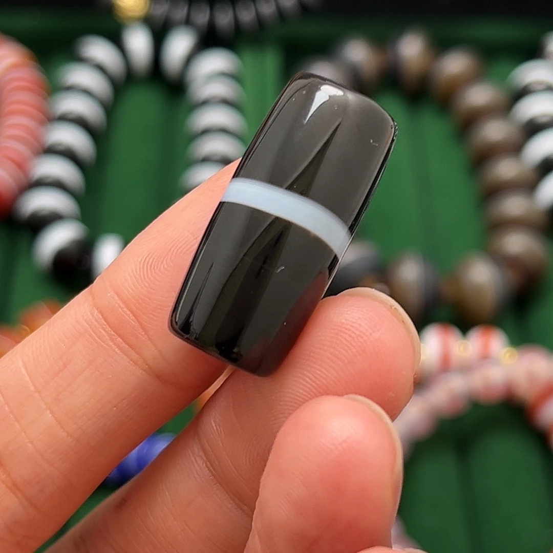 玛瑙/玉髓合金单珠