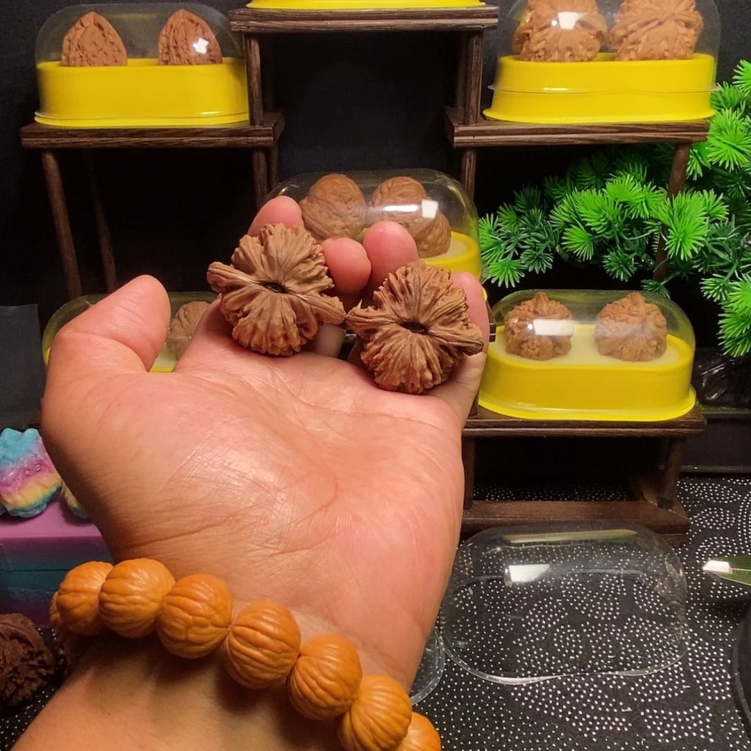 吊坠文玩核桃四座楼43