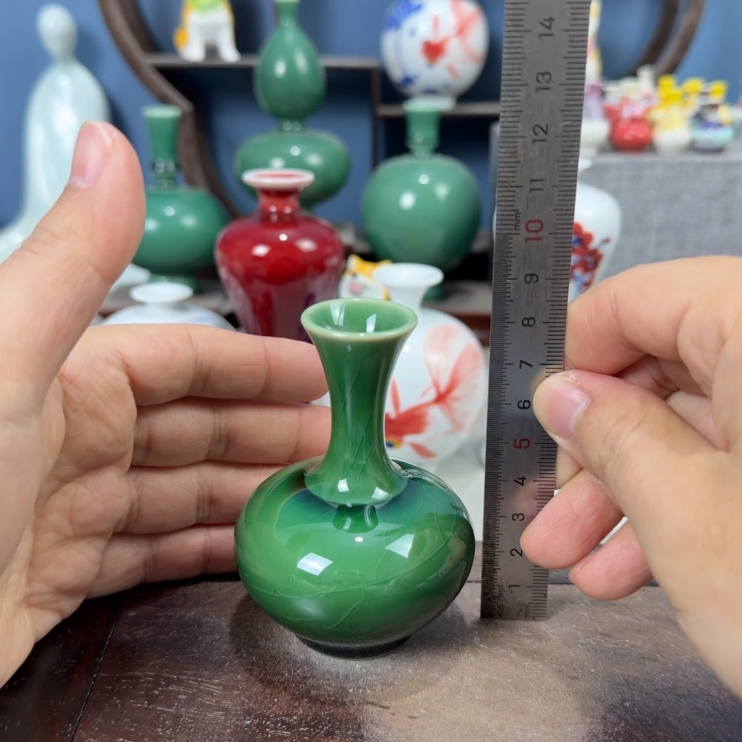 陶瓷手工小花器摆件
