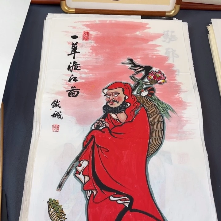 国画禅意画纯手画作品
