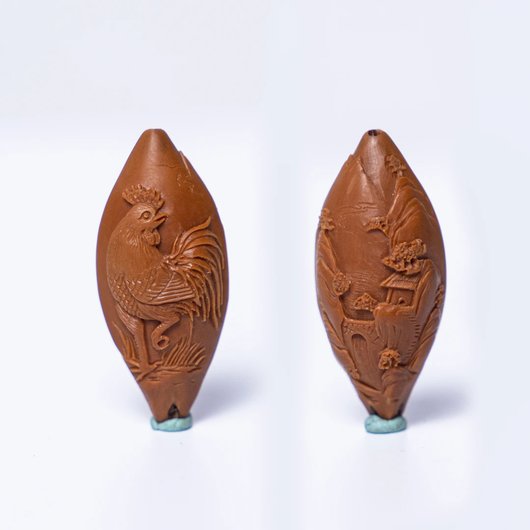 名品堂手工制作 【风景十二生肖-酉鸡】