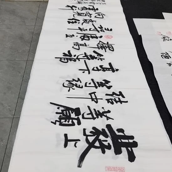 翰墨白武坤老师作品一副