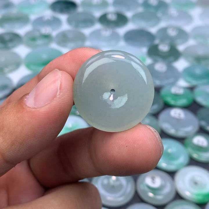 翡翠未镶嵌颈饰缅甸天然A货翡翠27-6.0