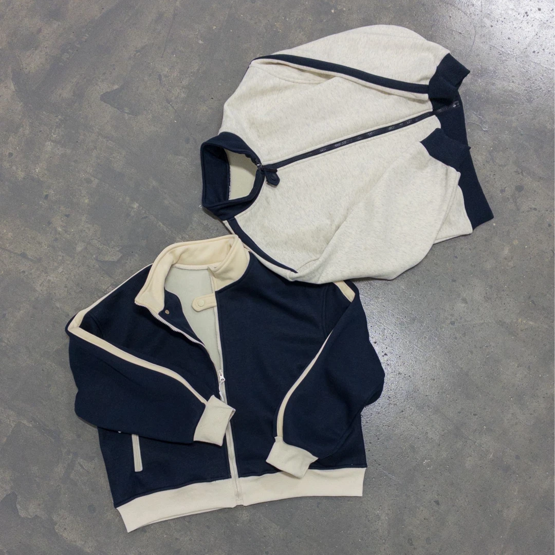 【外套系列】去繁就简 美式休闲加绒运动卫衣开衫外套