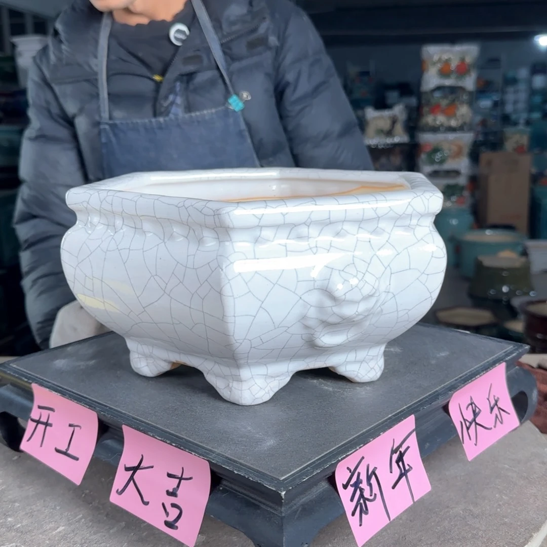 一风堂石湾花盆。微瑕