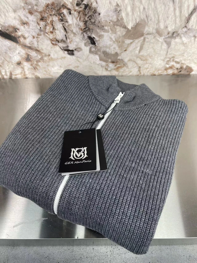 秋冬刺绣圆领毛衣男士韩版休闲修身版百搭羊毛衫26150/P2