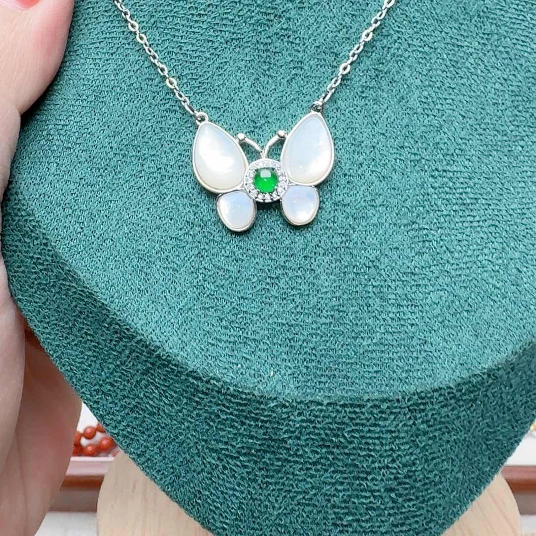 翡翠颈饰未镶嵌A36项链