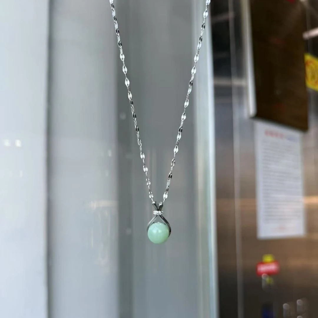 钛钢珐琅项链 【银色】气质福袋项链 气质轻奢锁骨链 时尚百搭经典