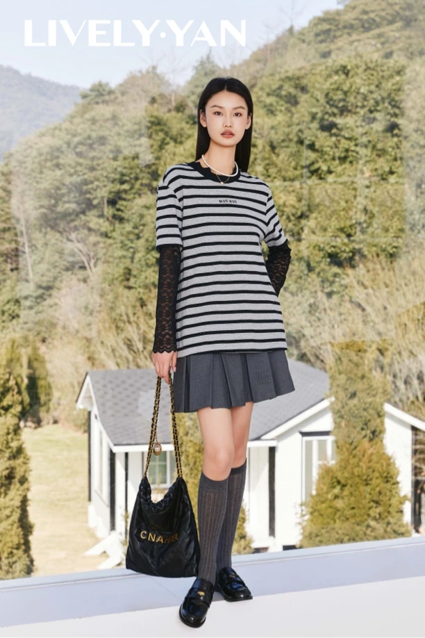 【俪妍】百搭百褶裙两色