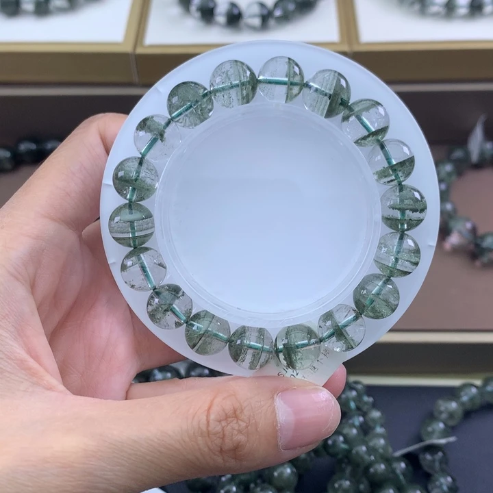 未镶嵌手链水晶绿幽灵