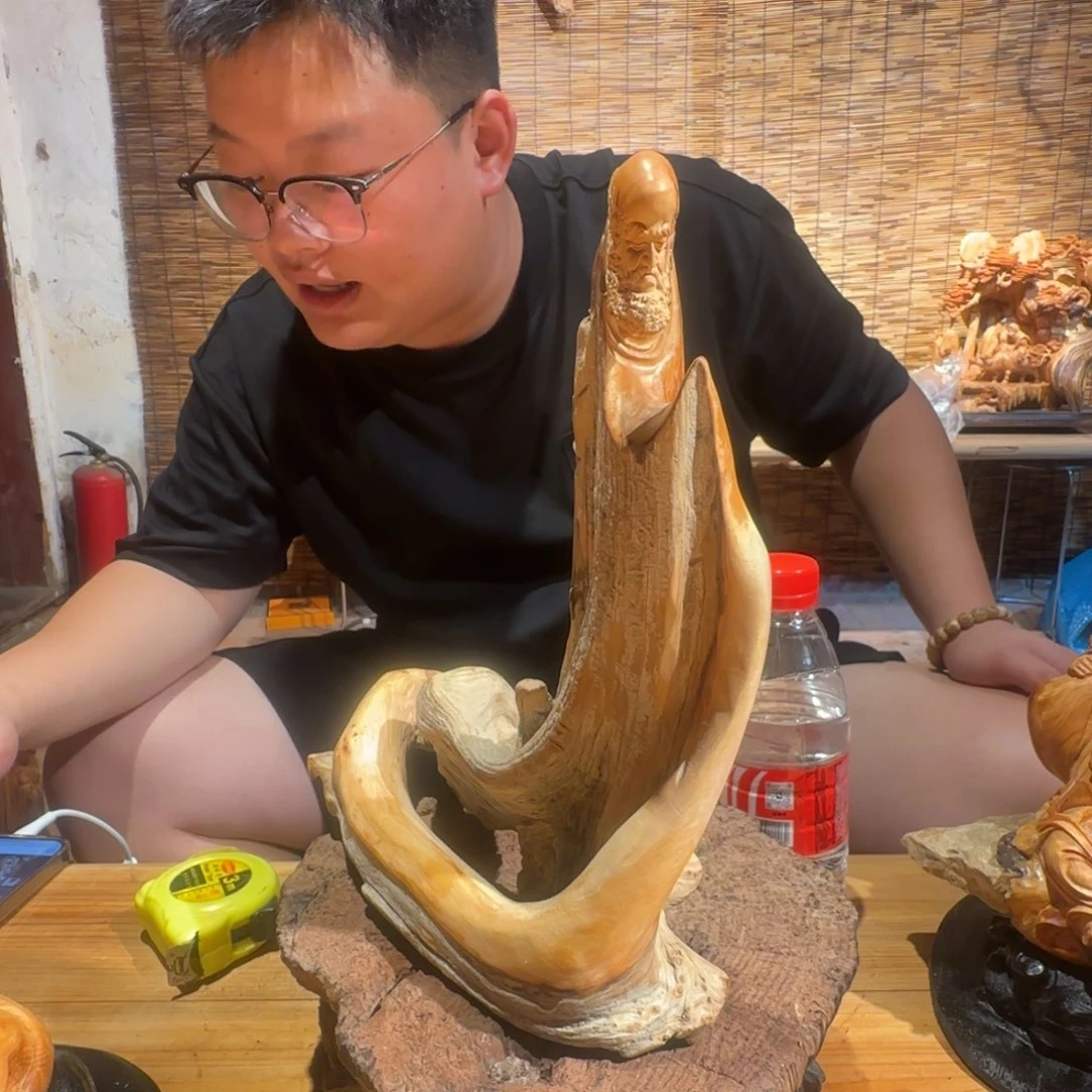 与***行柏木（崖柏）太行崖柏纯手工制作