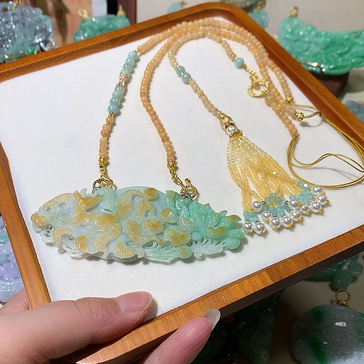 颈饰未镶嵌翡翠翡翠吊坠