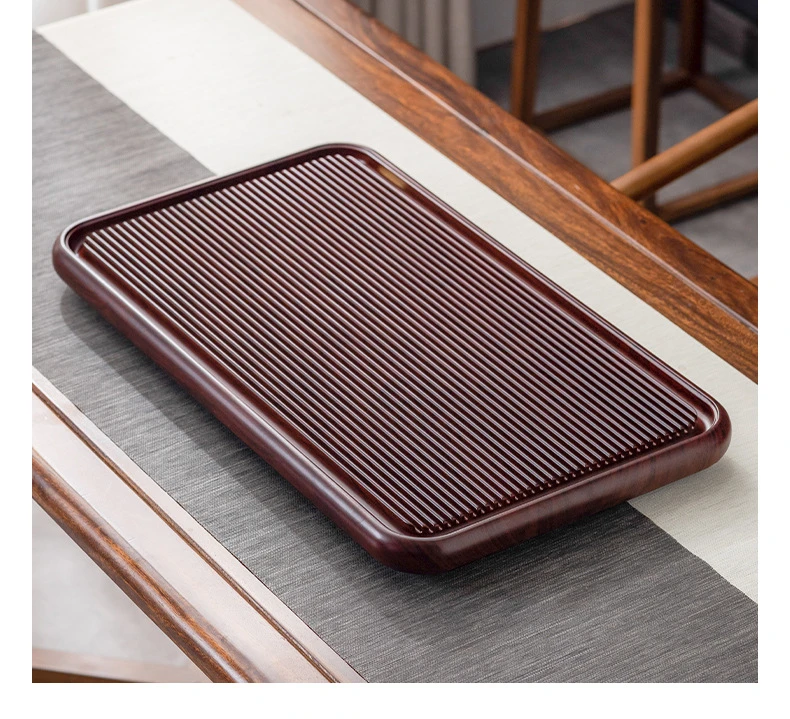 楠竹红茗川茶盘家用小型大号干泡茶台茶具简约沥水电木茶盘湿泡台