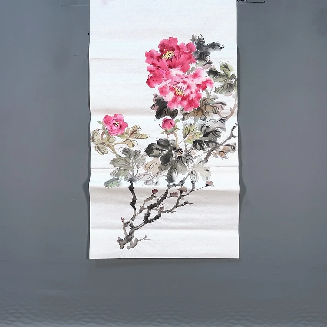国画899 花鸟和蝴蝶在这里相遇