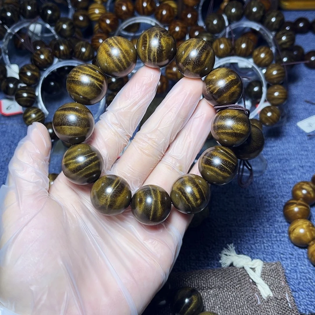 金丝楠手串/手链2.0阴沉水波