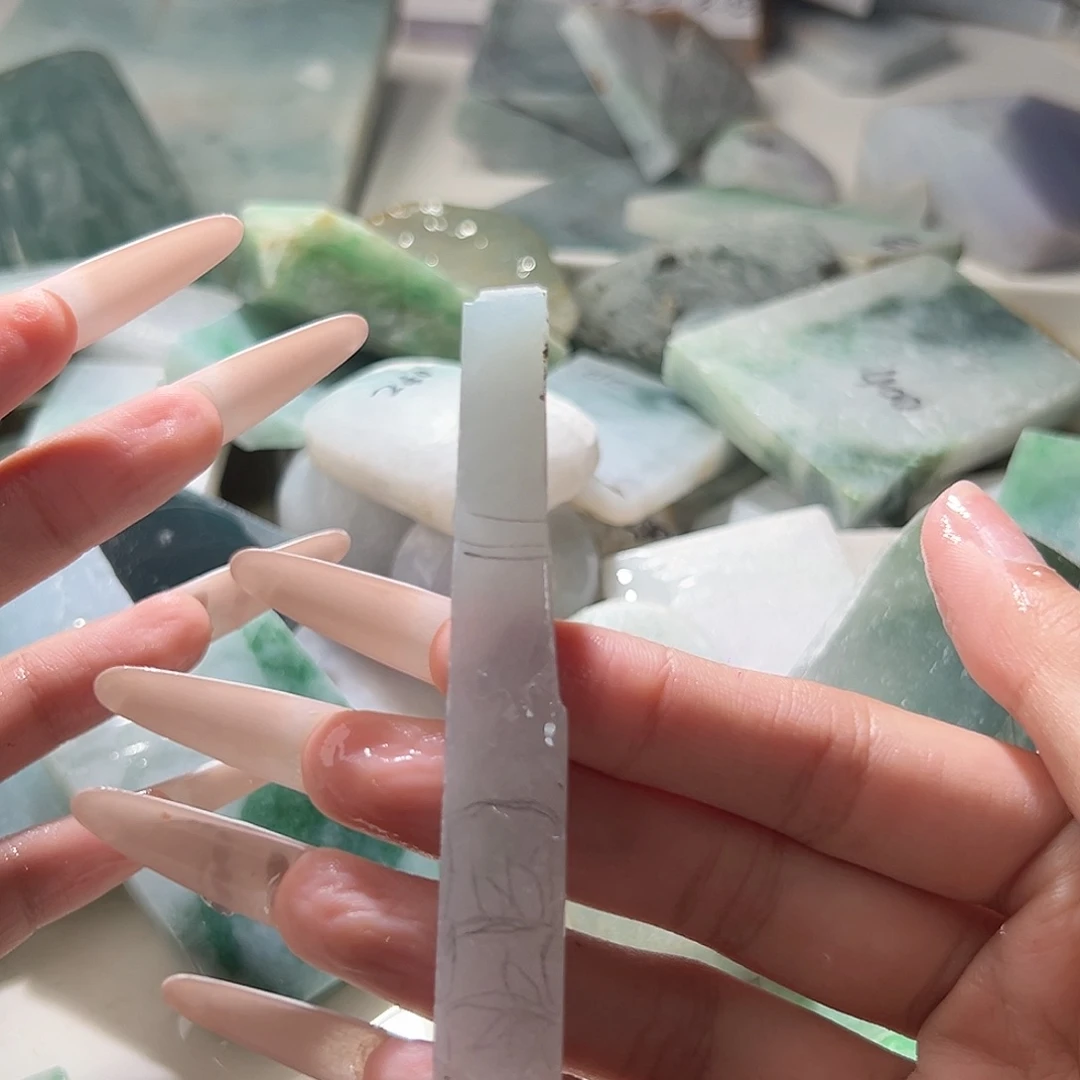 翡翠散珠翡翠原石片料