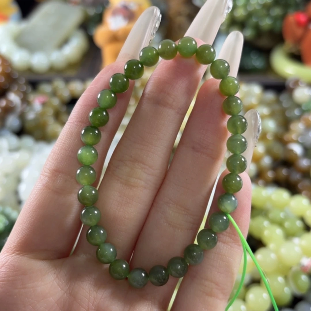 和田玉未镶嵌手链118