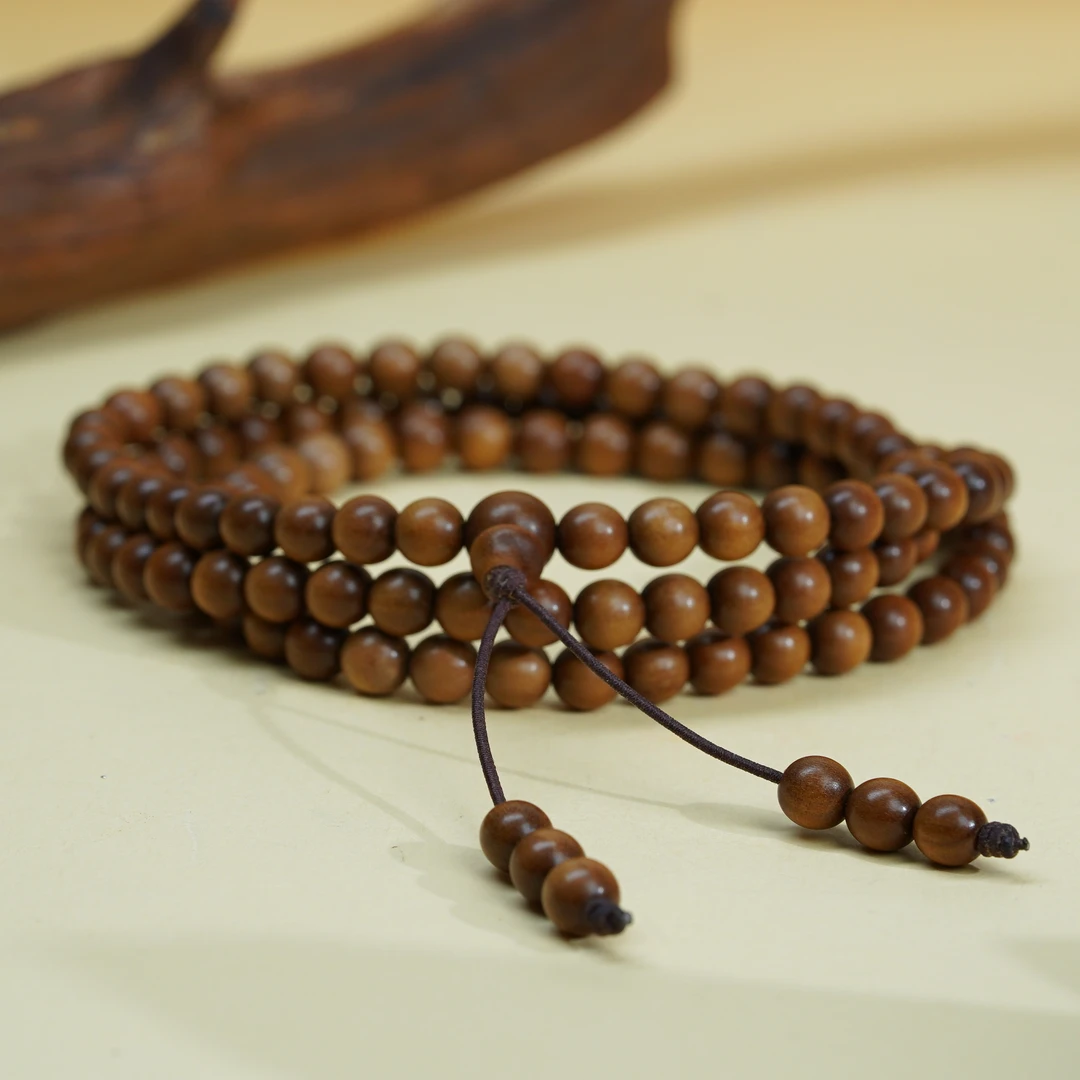 【小北好物】老山檀多圈圆珠手串-17QH81X150【多样性发一件 】约6mm