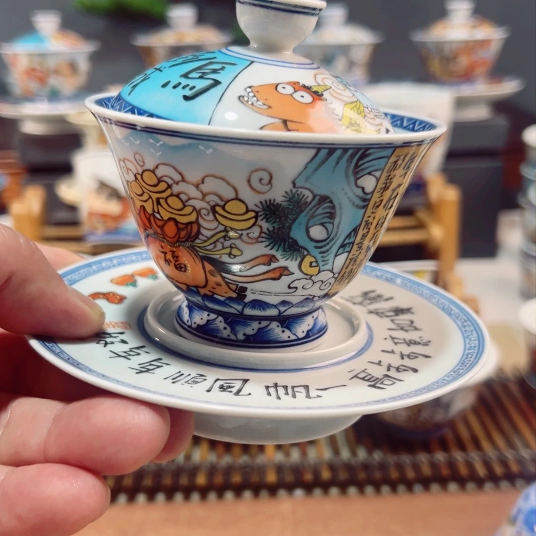 杯•*•景德镇手工手绘