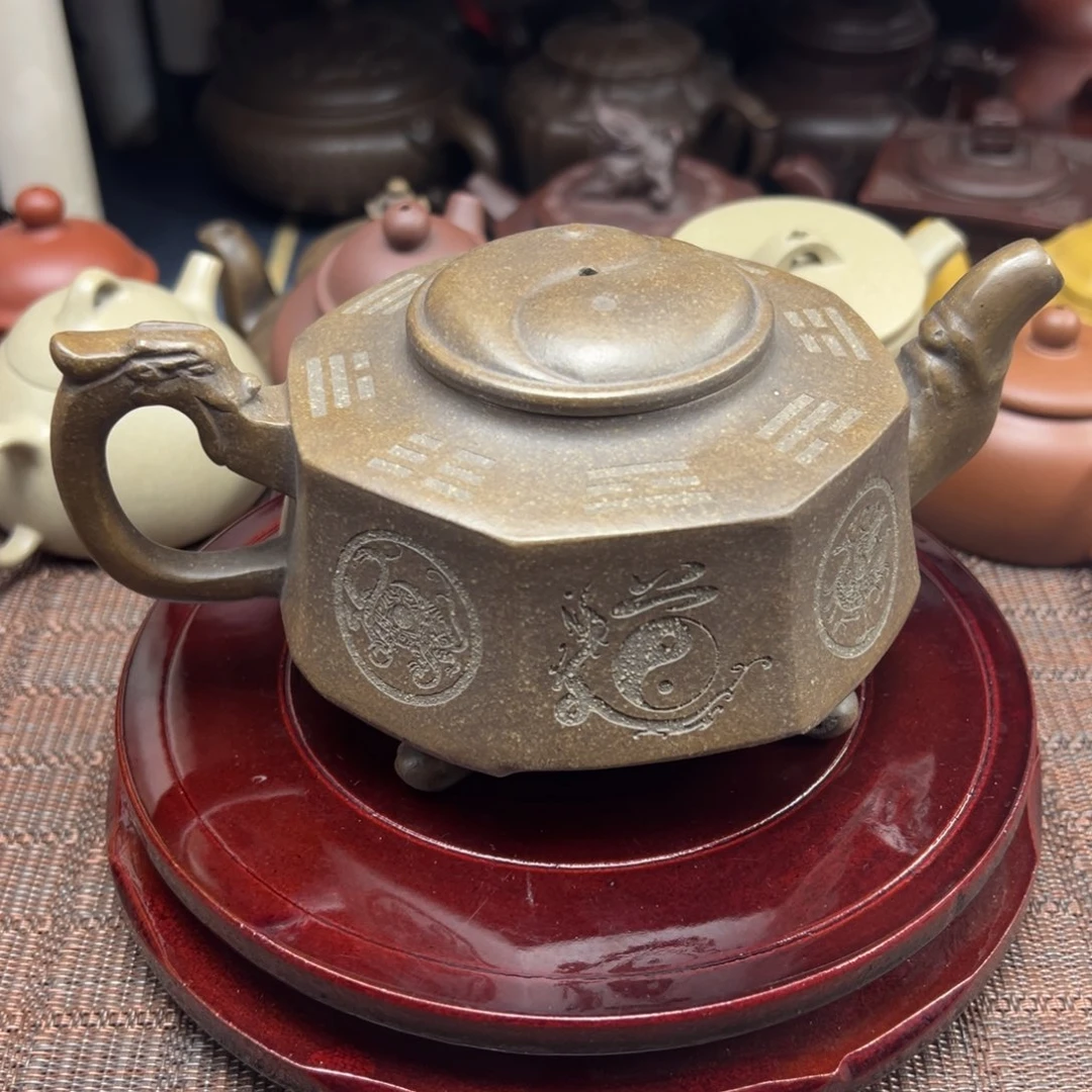 茶壶紫砂宜兴原矿紫砂壶400毫升容量