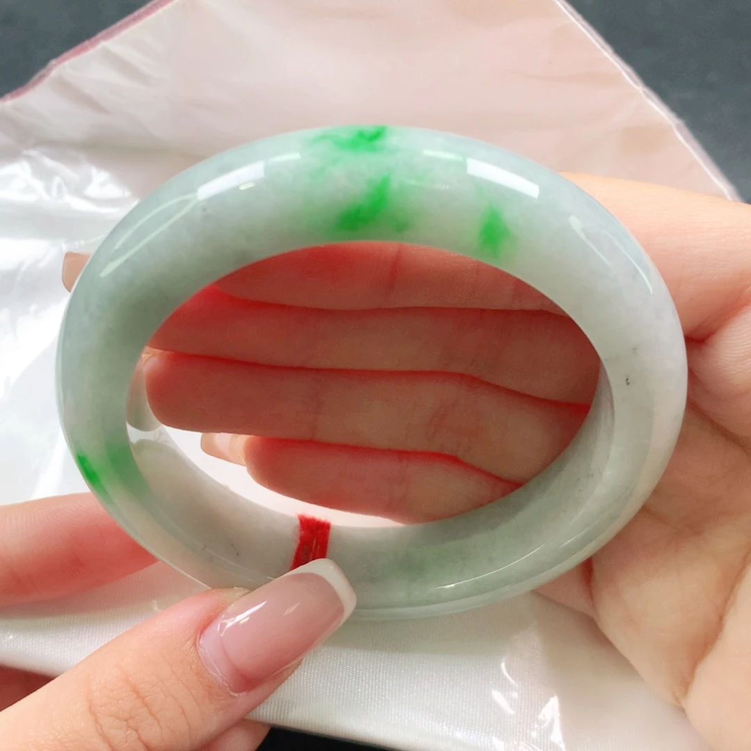 翡翠未镶嵌手镯57圈1361
