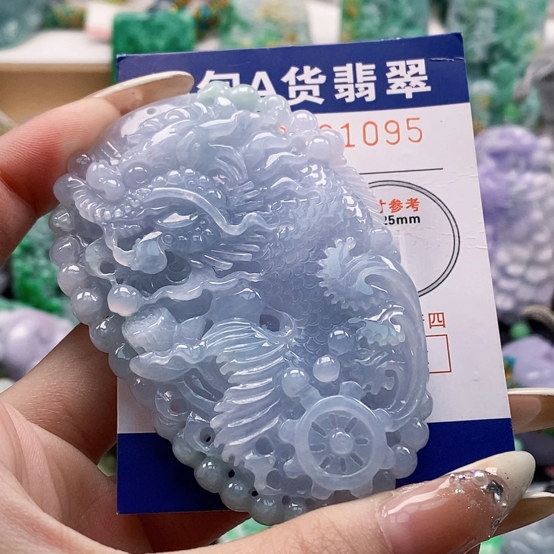 吊坠(不含链)未镶嵌翡翠三**缘