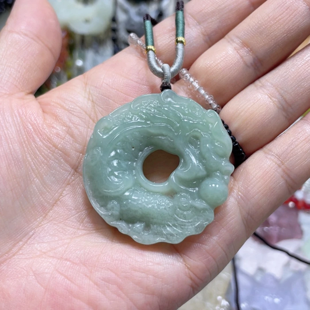 【闪购商品】岫玉未镶嵌颈饰29吊坠