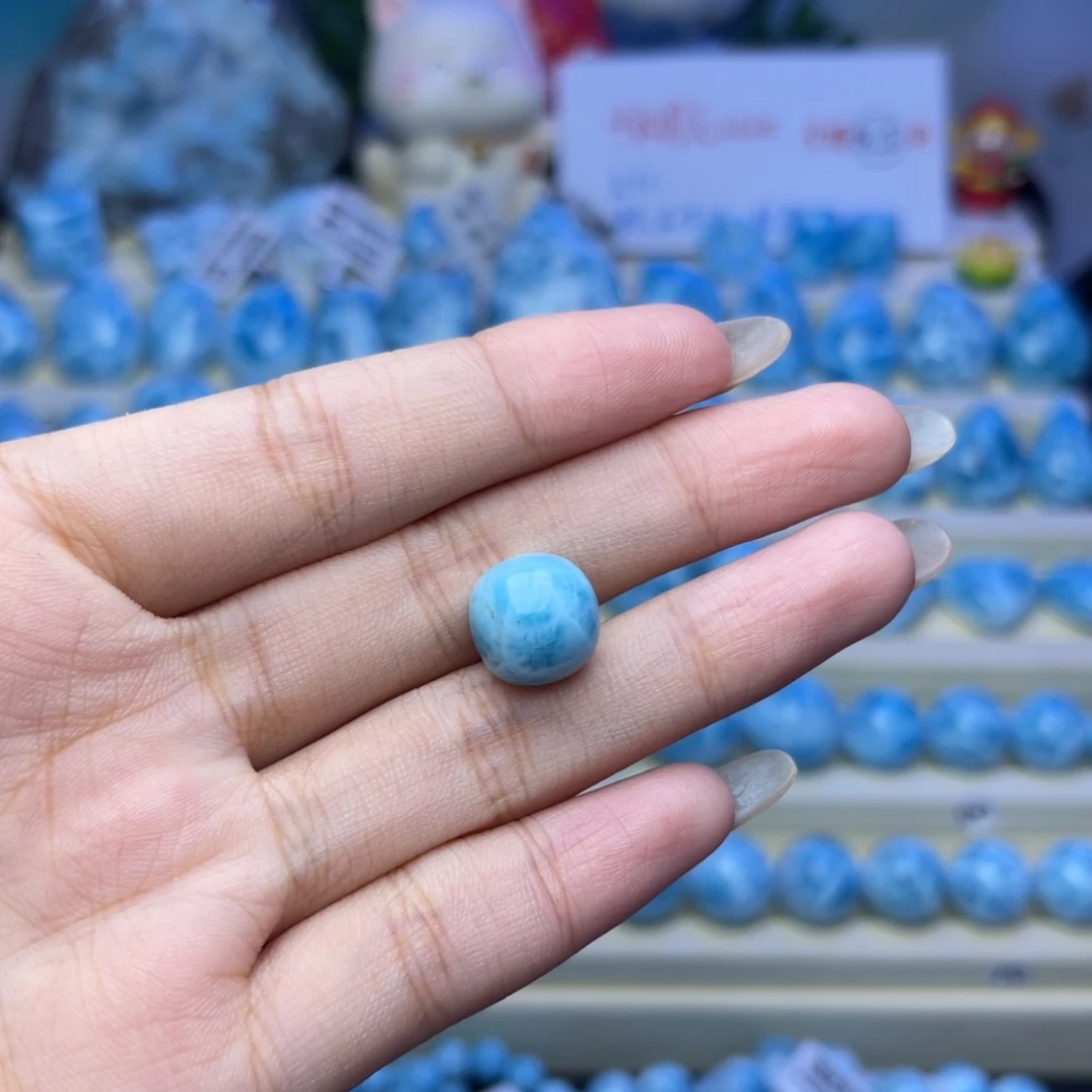 未镶嵌针钠钙石（海纹石）珠宝半成品海纹石老型11