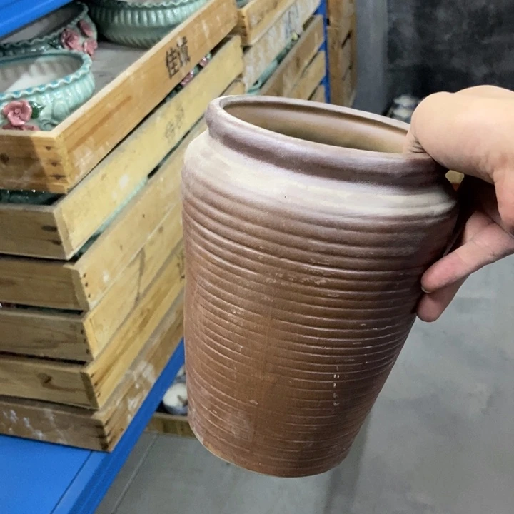 陶瓷花盆单场满9.9发13*20