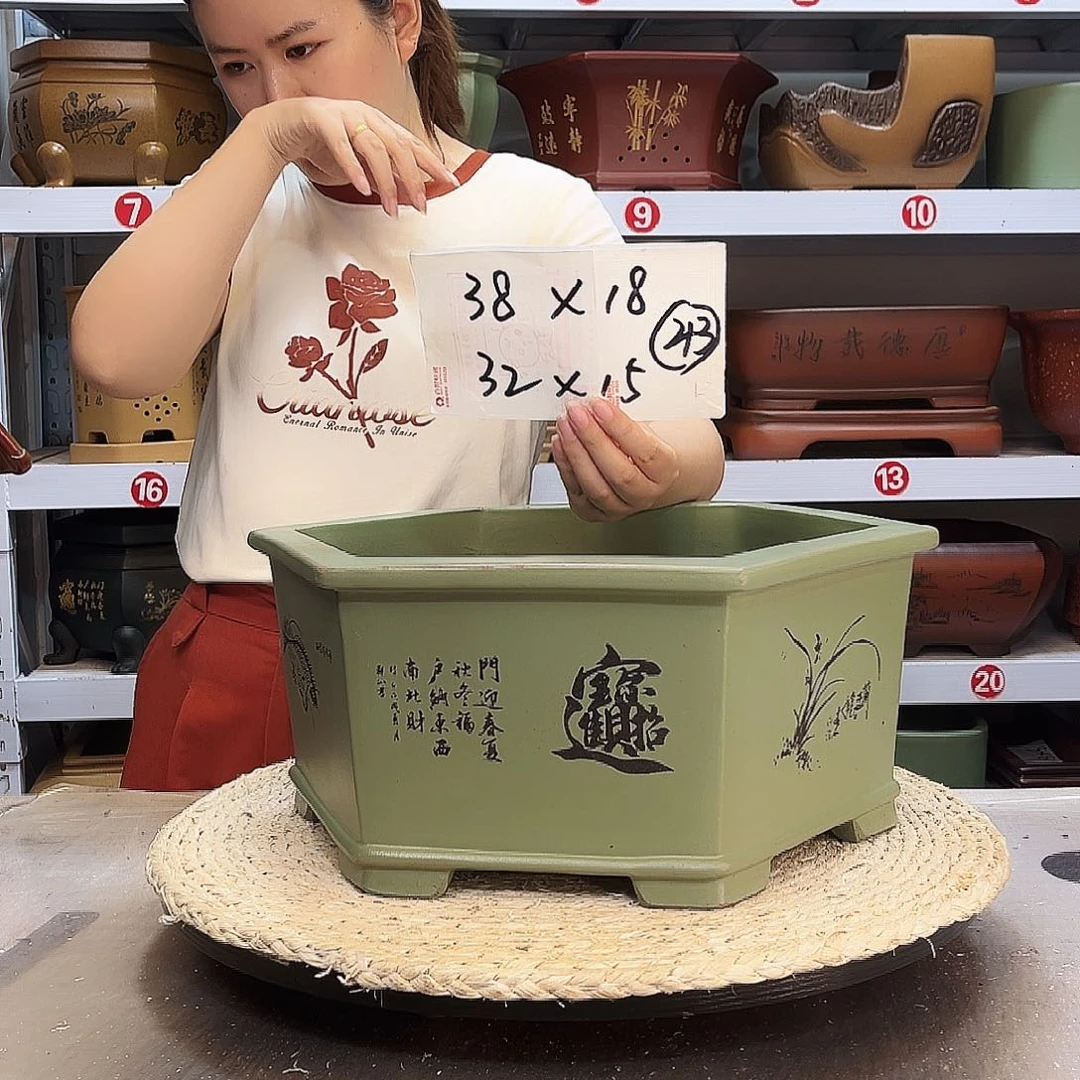 紫砂花盆紫砂花盆