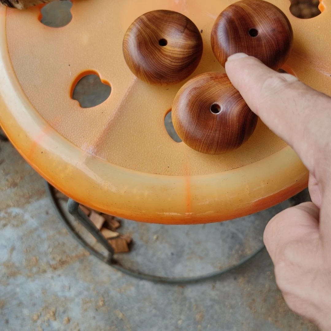 柏木（崖柏）黑油陈华料平安扣