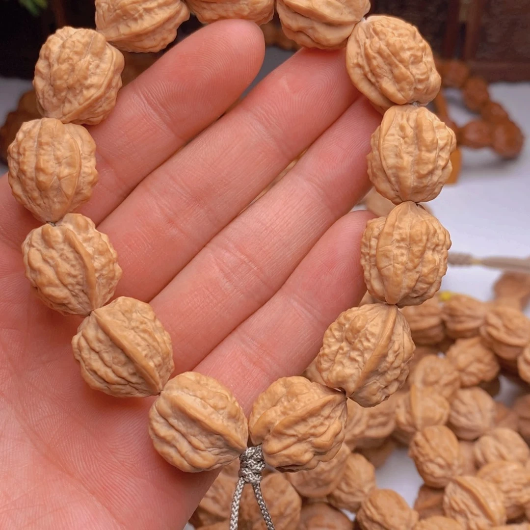 桃核手串阳蛤蟆头尺寸18