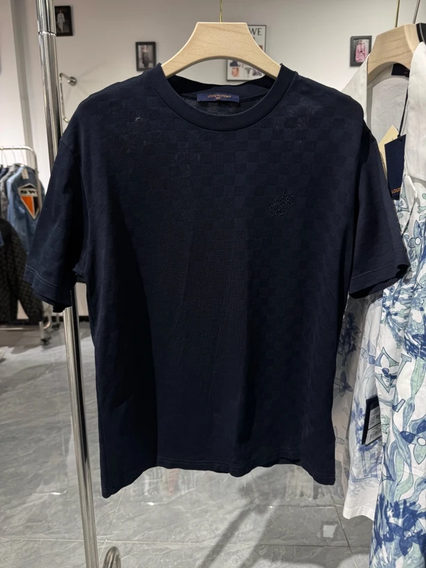 未使用 LouisVuitton/路易威登 SS24新款 棋盘格 菲董限定 短袖