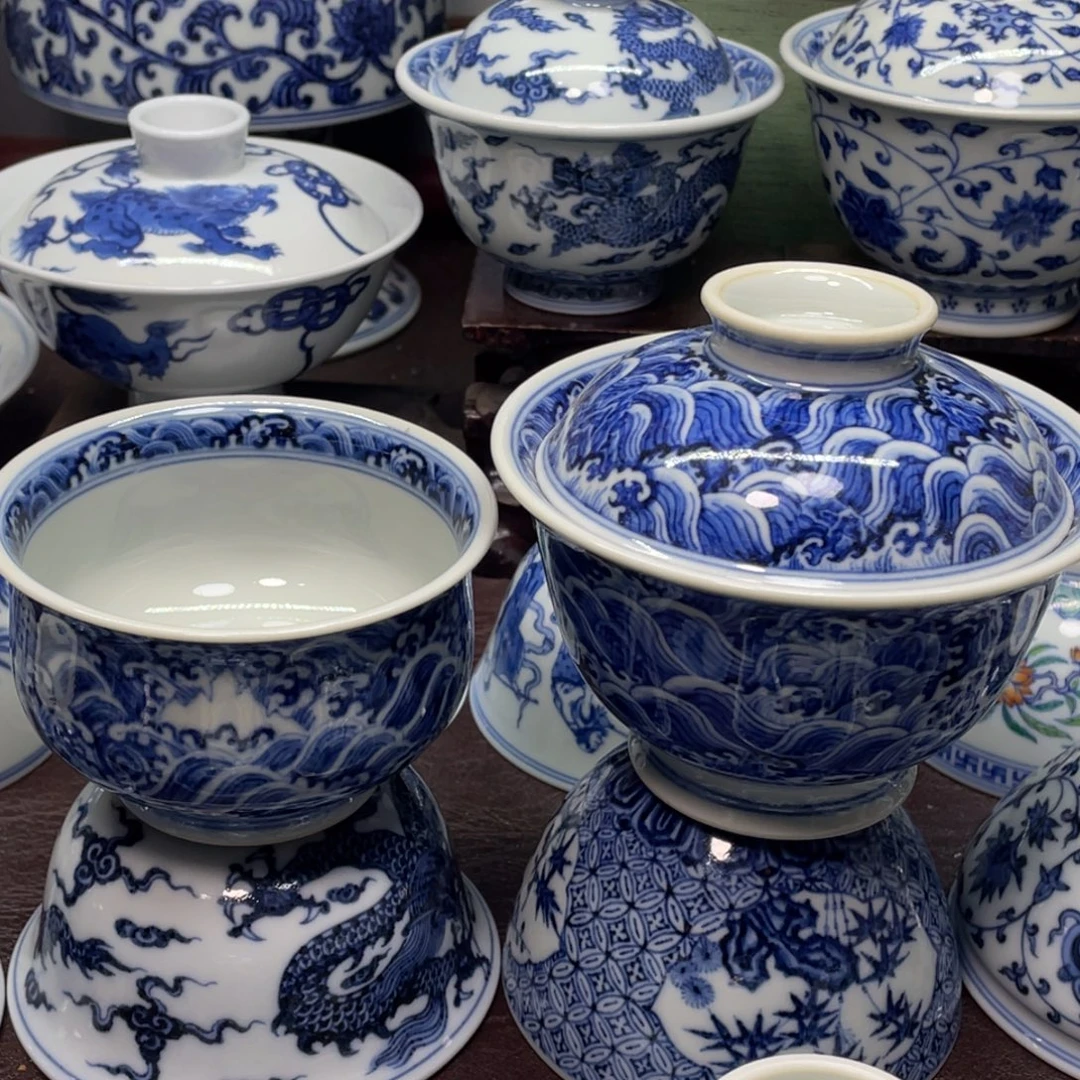 Q***n瓷片景德镇陶瓷现代手工陶瓷茶具