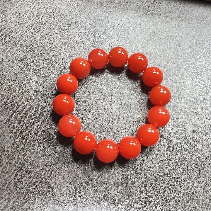 极***电南红玛瑙未镶嵌手串